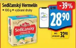 Albert Sedlčanský Hermelín nabídka