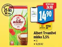 Albert Albert Trvanlivé mléko 3,5% nabídka
