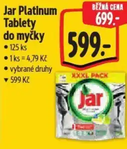 Albert Jar Platinum Tablety do myčky nabídka