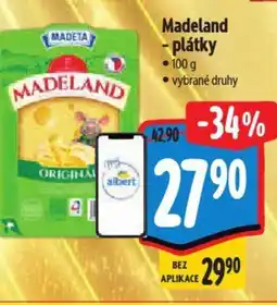Albert Madeta Madeland - plátky nabídka