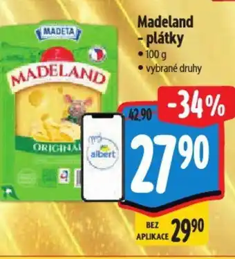 Albert Madeta Madeland - plátky nabídka