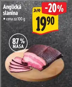 Albert Anglická slanina nabídka