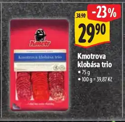 Albert Kmotrova klobása trio nabídka