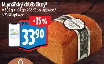 Albert Mlynářský chléb žitný nabídka