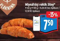 Albert Mlynářský rohlík žitný nabídka