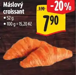 Albert Máslový croissant nabídka