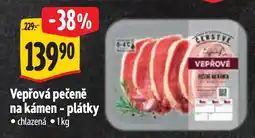 Albert Vepřová pečeně na kámen - plátky nabídka