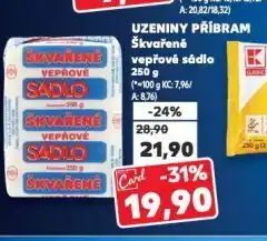 Kaufland Škvařené vepřové sádlo nabídka