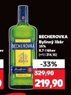 Kaufland Becherovka nabídka