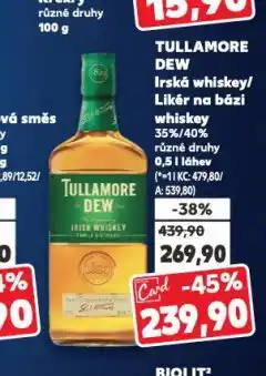 Kaufland Tullamore dew likér na bázi whisky nabídka