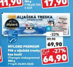 Kaufland Filé z aljašské tresky nabídka