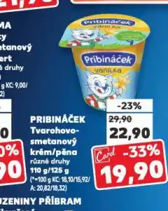 Kaufland Pribináček nabídka