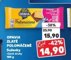 Kaufland Opavia zlaté polomáčené nabídka