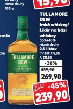 Kaufland Tullamore dew nabídka