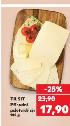 Kaufland Tilsit sýr nabídka