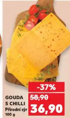 Kaufland Gouda s chilli nabídka