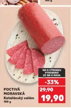 Kaufland Katalánský salám nabídka