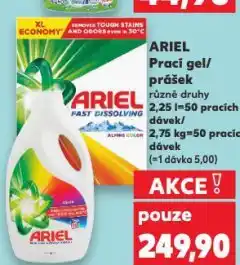 Kaufland Ariel prací gel nabídka