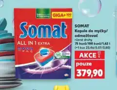 Kaufland Somat kapsle do myčky nabídka