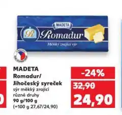 Kaufland Madeta romadur nabídka