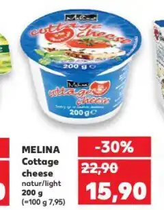 Kaufland Melina cottage cheese nabídka