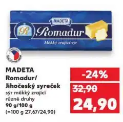 Kaufland Madeta jihočeský syreček nabídka