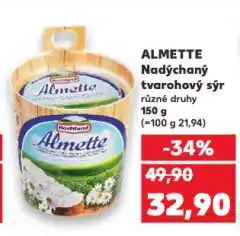 Kaufland Almette nadýchaný sýr nabídka