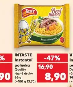 Kaufland Intaste instanstní polévka nabídka