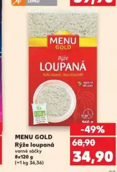 Kaufland Menu gold rýže nabídka