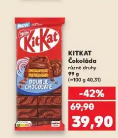 Kaufland Kit kat čokoláda nabídka