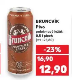 Kaufland Pivo bruncvík nabídka