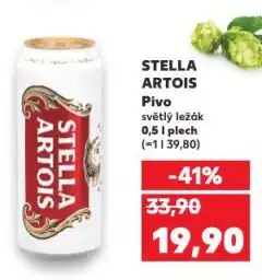Kaufland Pivo stella artois nabídka