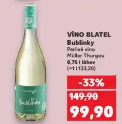 Kaufland Víno blatel nabídka