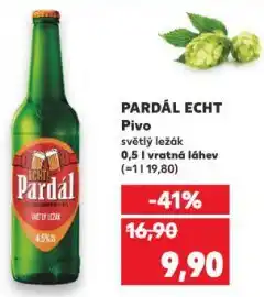 Kaufland Pivo pardál echt nabídka