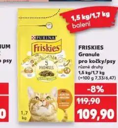 Kaufland Friskies granule pro kočky nabídka