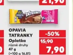 Kaufland Opavia tatranky nabídka