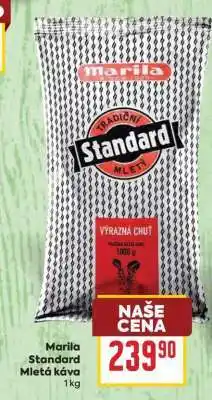 Billa Marila Standard Mletá káva nabídka