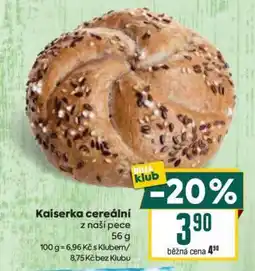 Billa Kaiserka cereální nabídka