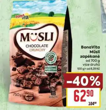 Billa BonaVita Müsli zapékané nabídka