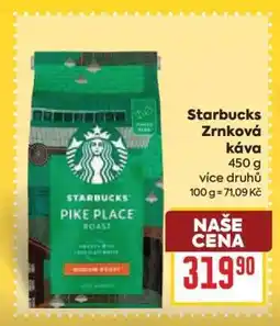 Billa Starbucks Zrnková káva nabídka