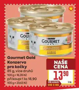 Billa GOURMET GOLD Konzerva pro kočky nabídka
