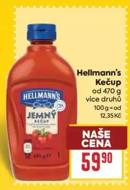 Billa Hellmann’s kečup nabídka