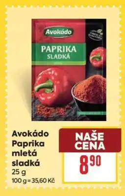 Billa Avokádo Paprika mletá sladká nabídka