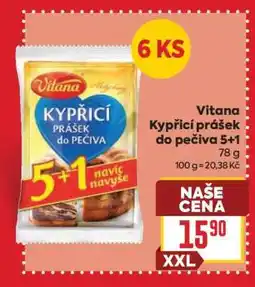 Billa Vitana Kypřicí prášek do pečiva 5+1 nabídka