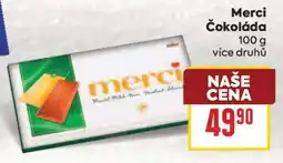 Billa Merci Čokoláda nabídka