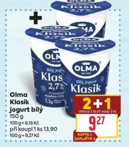 Billa Olma Klasik jogurt bílý nabídka