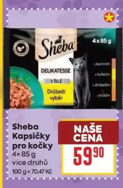 Billa Sheba kapsičky pro kočky nabídka