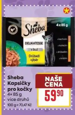 Billa Sheba kapsičky pro kočky nabídka