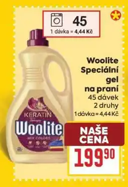 Billa Woolite Speciální gel na praní nabídka