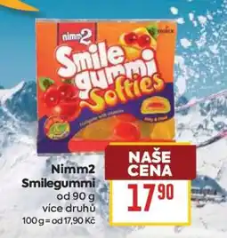 Billa Nimm2 Smilegummi nabídka